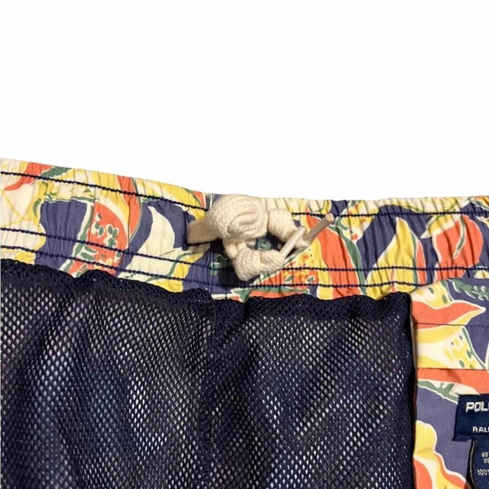 vintage 90s POLO SPORT Ralph Lauren Swim Trunks Bathing Suit‎ Mens 2XL Floral